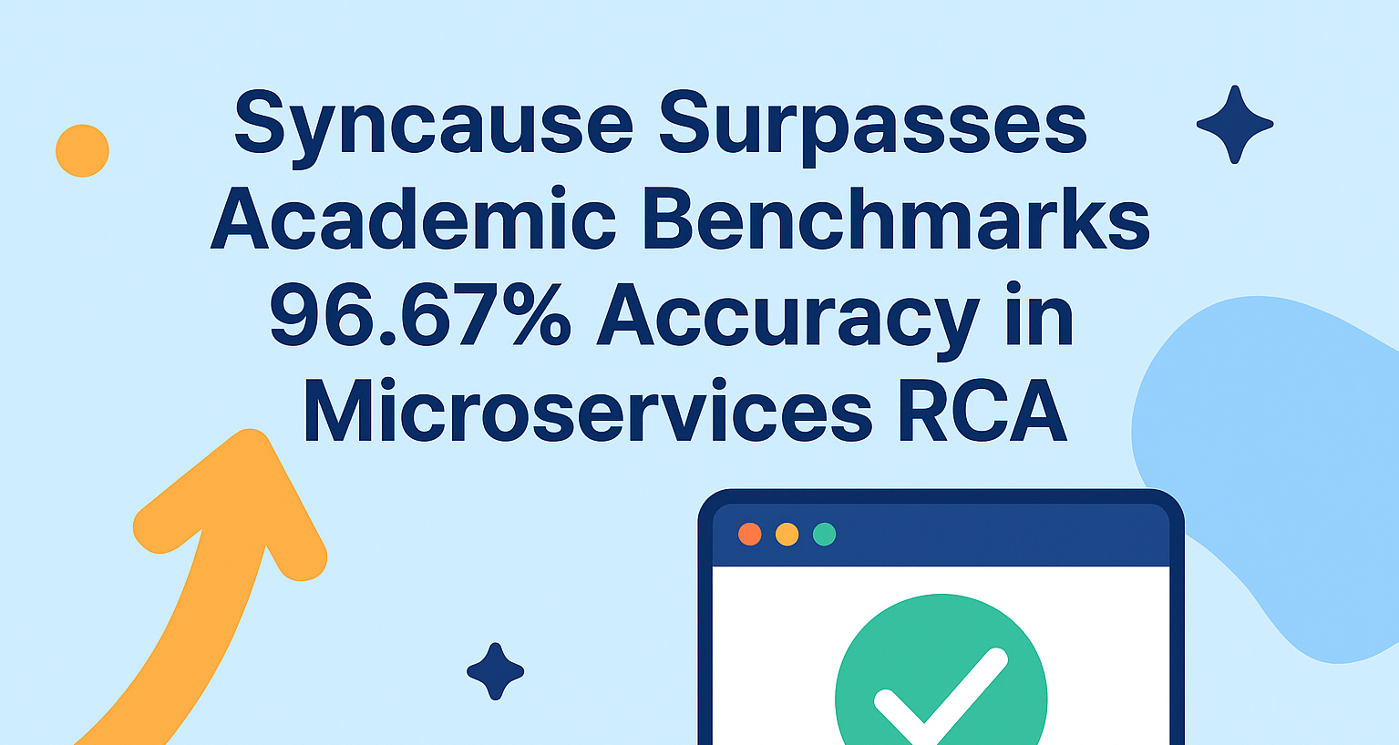Syncause Surpasses Academic Benchmarks: 96.67% Accuracy in Microservices RCA